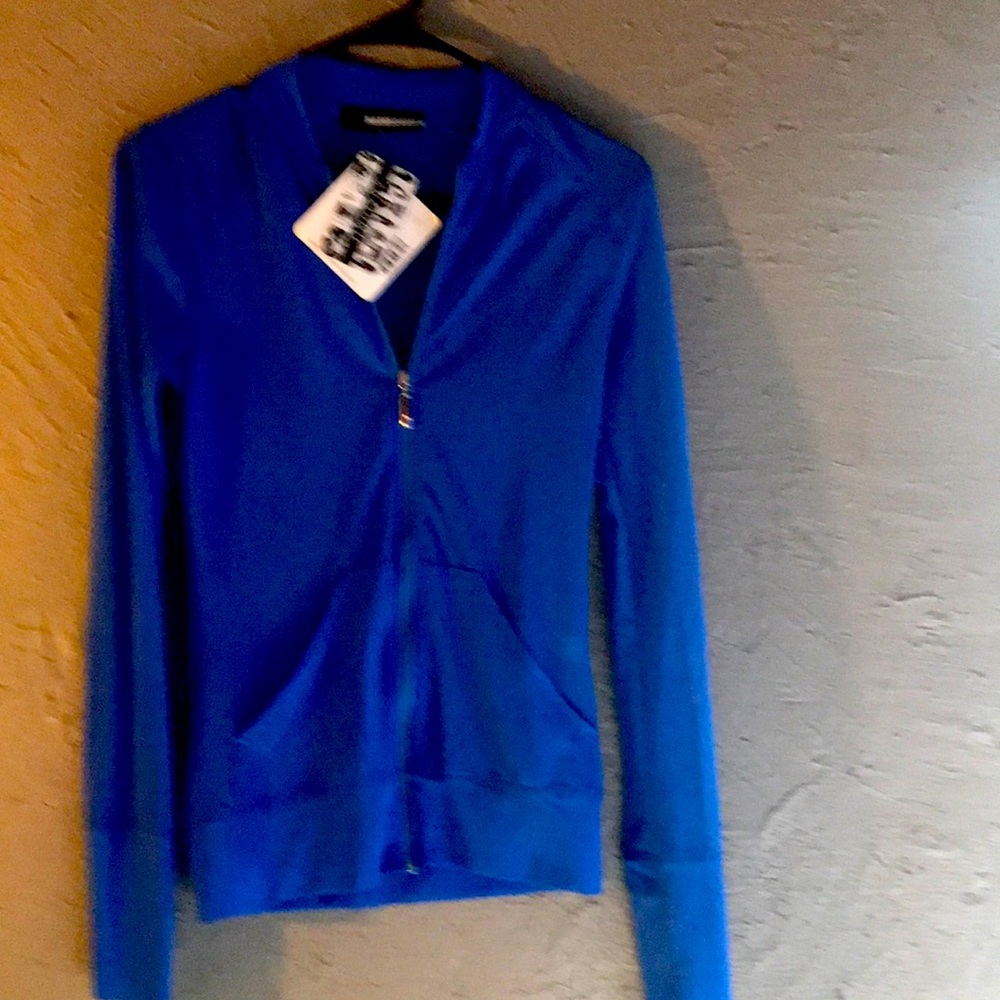 COPY - Anatomie XS zip up see thru sports shirt